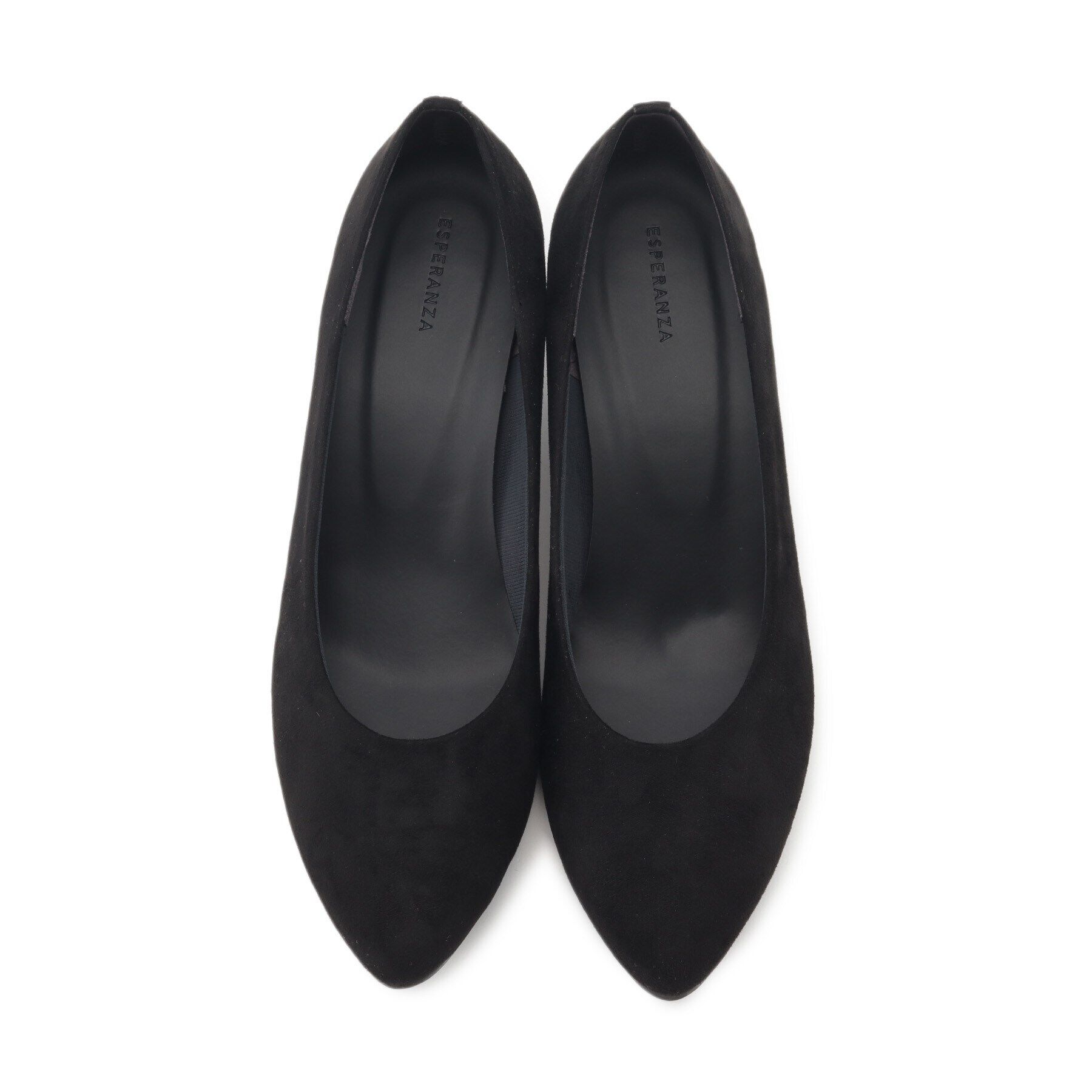 ESPERANZA「ブロックヒールアーモンドトゥパンプス」|パンプス|