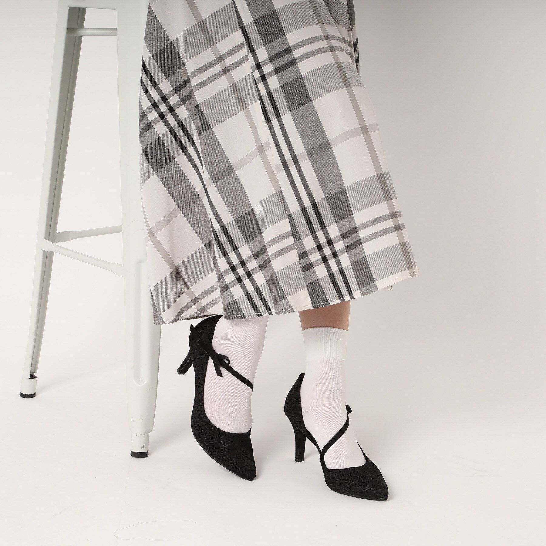 ESPERANZA「サイドオープンリボン付きパンプス」|パンプス|