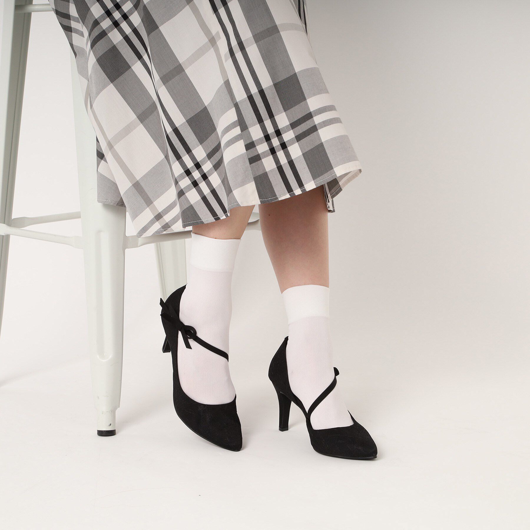 ESPERANZA「サイドオープンリボン付きパンプス」|パンプス|