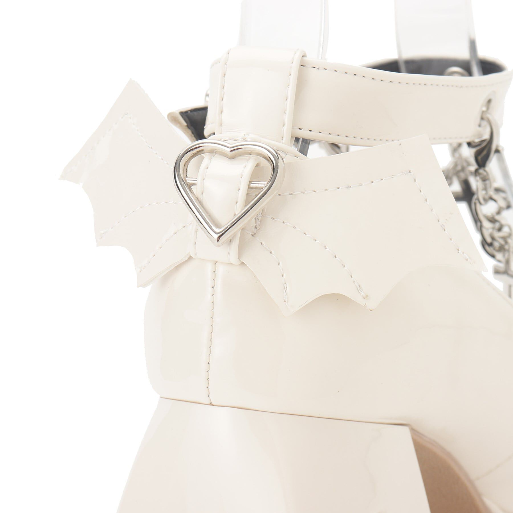 csT&P「厚底十字架くり抜きヒールパンプス」|パンプス|