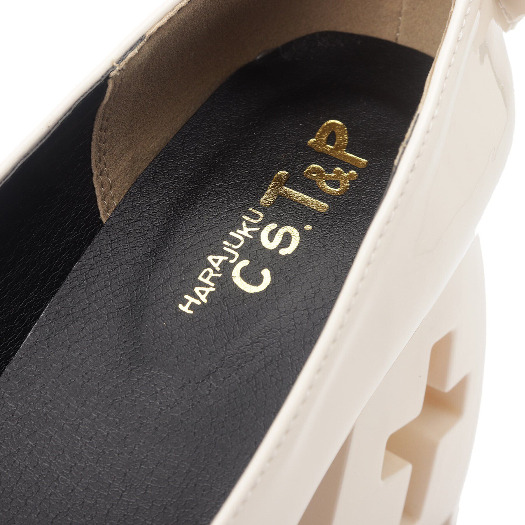 csT&P「厚底十字架くり抜きヒールパンプス」|パンプス|