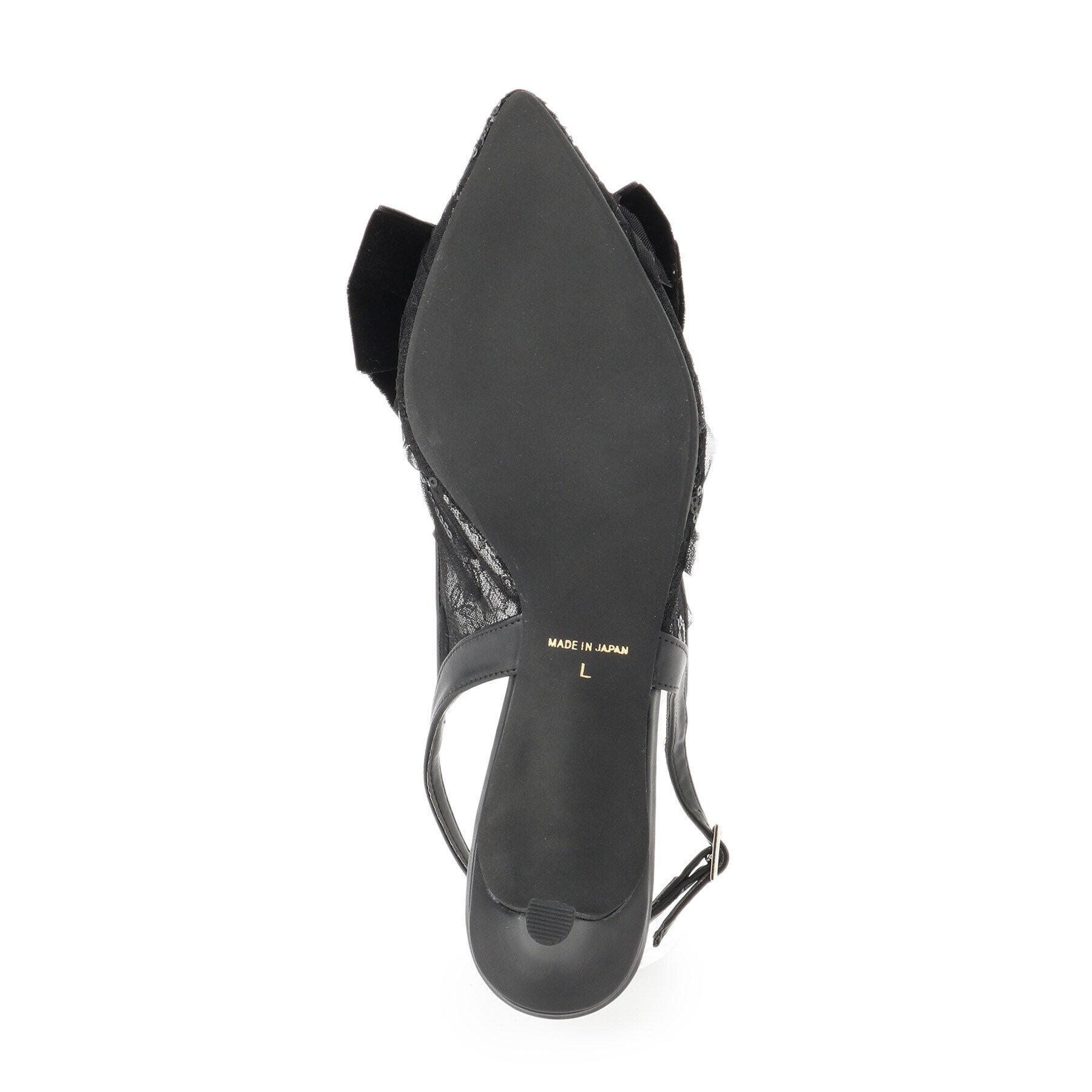 ESPERANZA「リボンチュールレースバックストラップ2WAYパンプス」|パンプス|