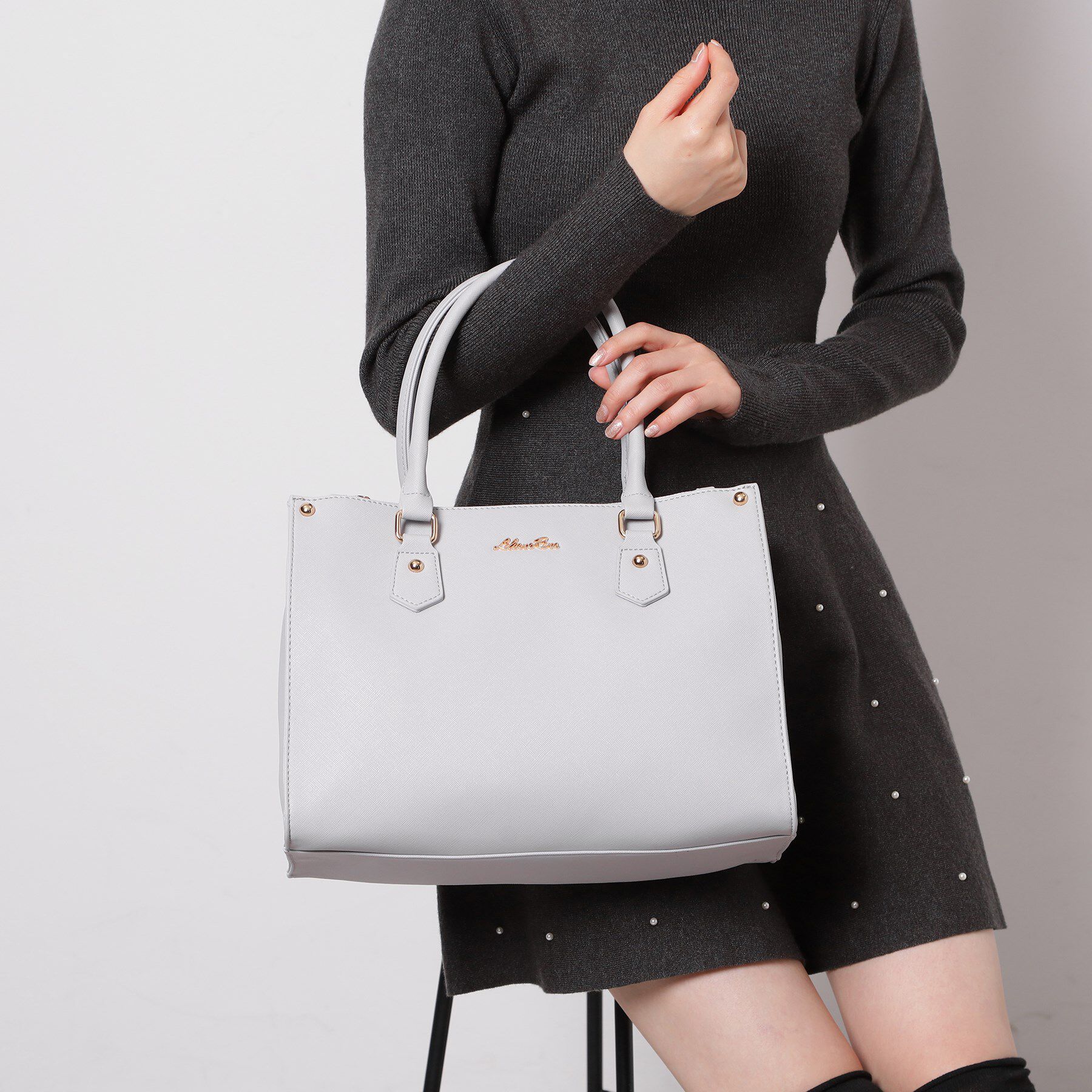 Ober Tashe「2WAYトートバッグ」|トートバッグ|グレー(012)