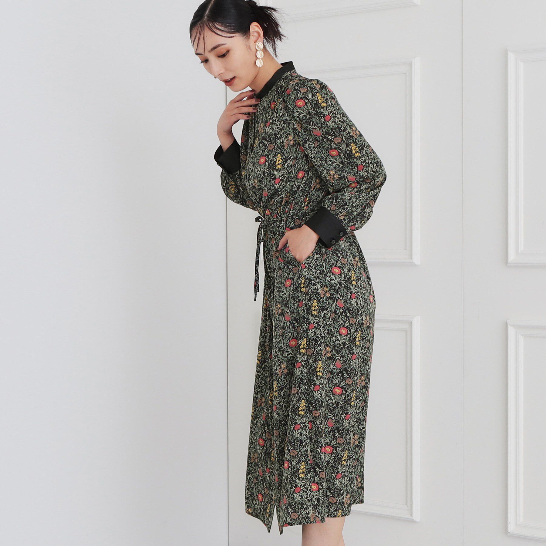 SunaUna「【LIBERTYプリント／S～L】2WAYワンピース」|ワンピース|