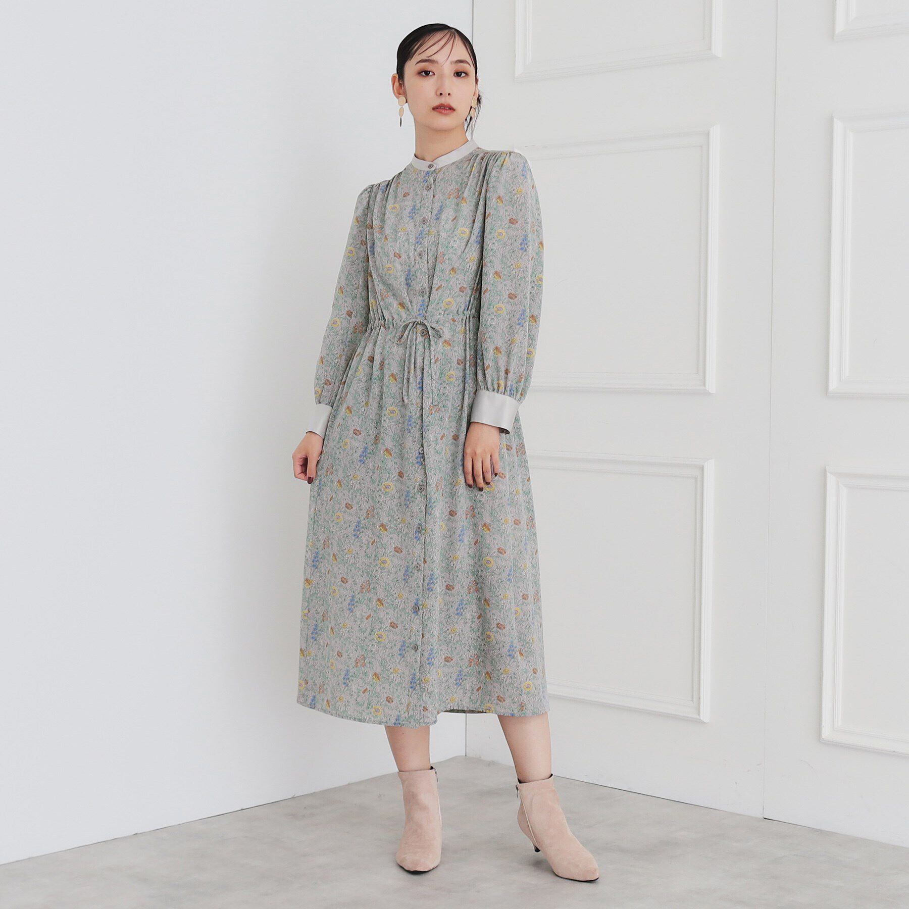 SunaUna「【LIBERTYプリント／S～L】2WAYワンピース」|ワンピース|