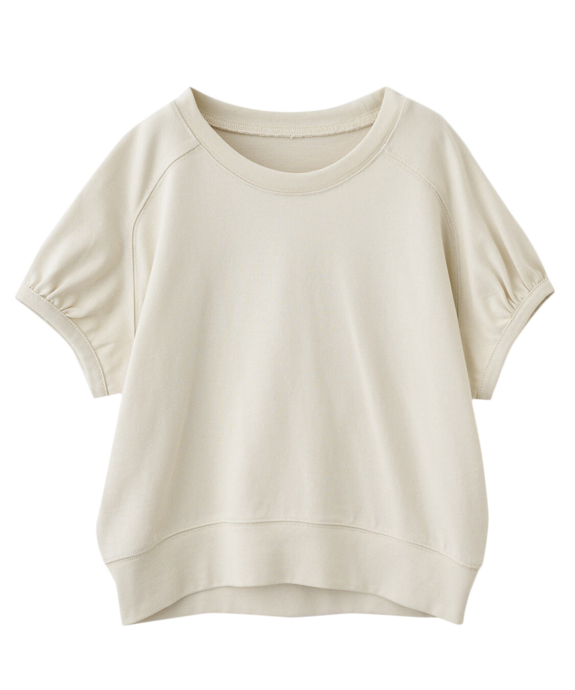 COCO DEAL「フレンチスリーブバックシャンカットソートップス」|Tシャツ・カットソー|グレージュ