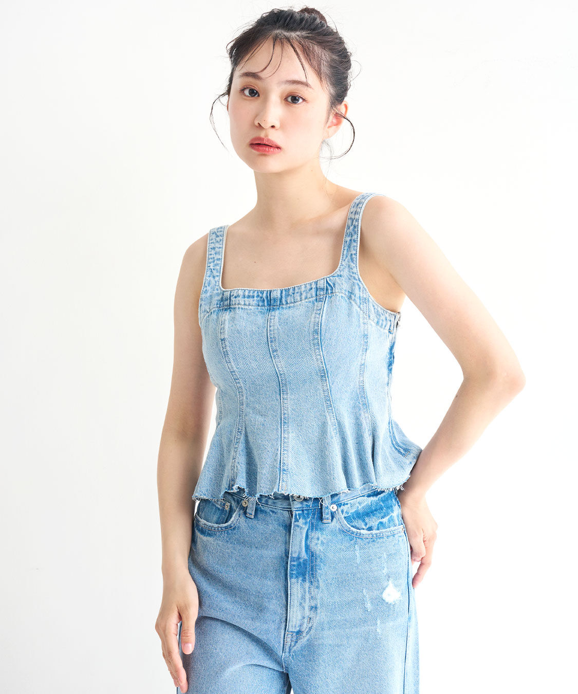 COCO DEAL「ペプラムデニムビスチェ」|その他|