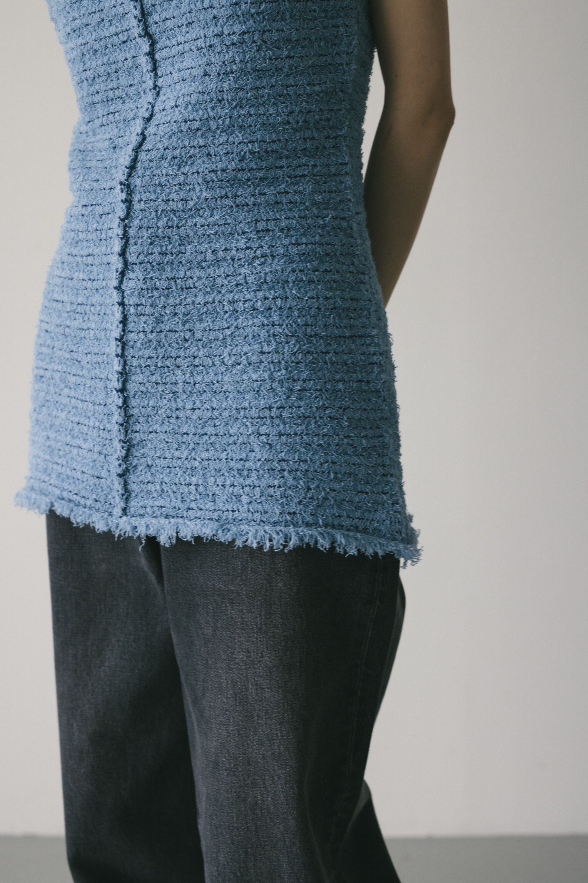 STYLEMIXER「ツイードニットトップ」|タンクトップ|