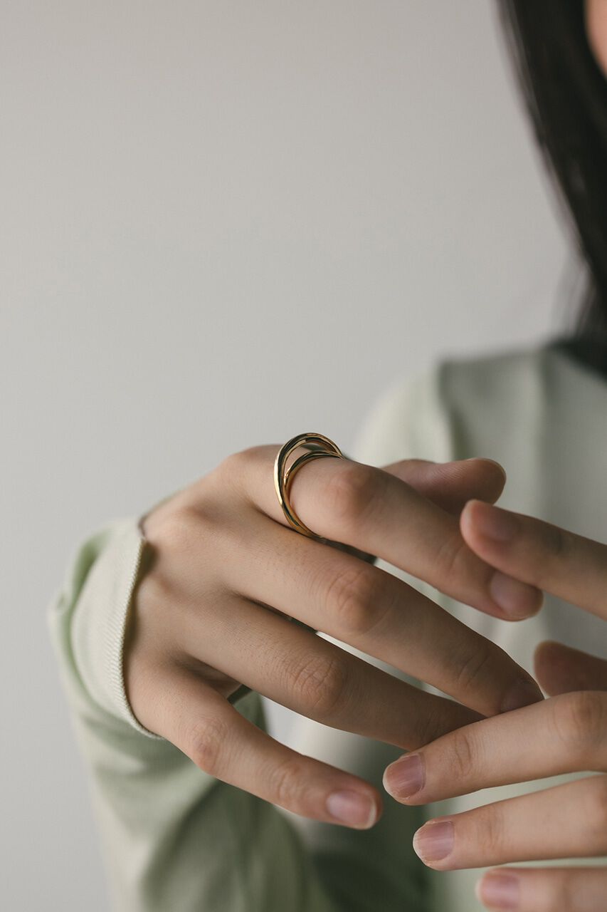 STYLEMIXER「クロスラインリング」|リング|GLD