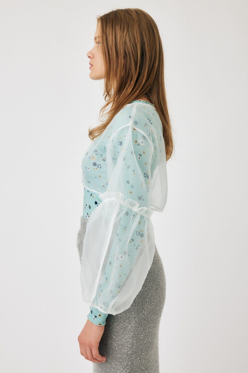 MOUSSY「LAYERED SHEER トップス」|Tシャツ・カットソー|