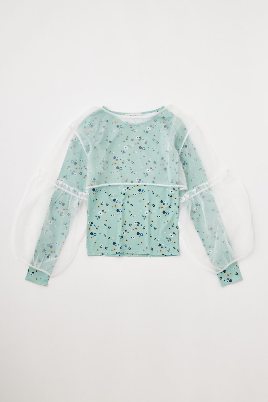 MOUSSY「LAYERED SHEER トップス」|Tシャツ・カットソー|