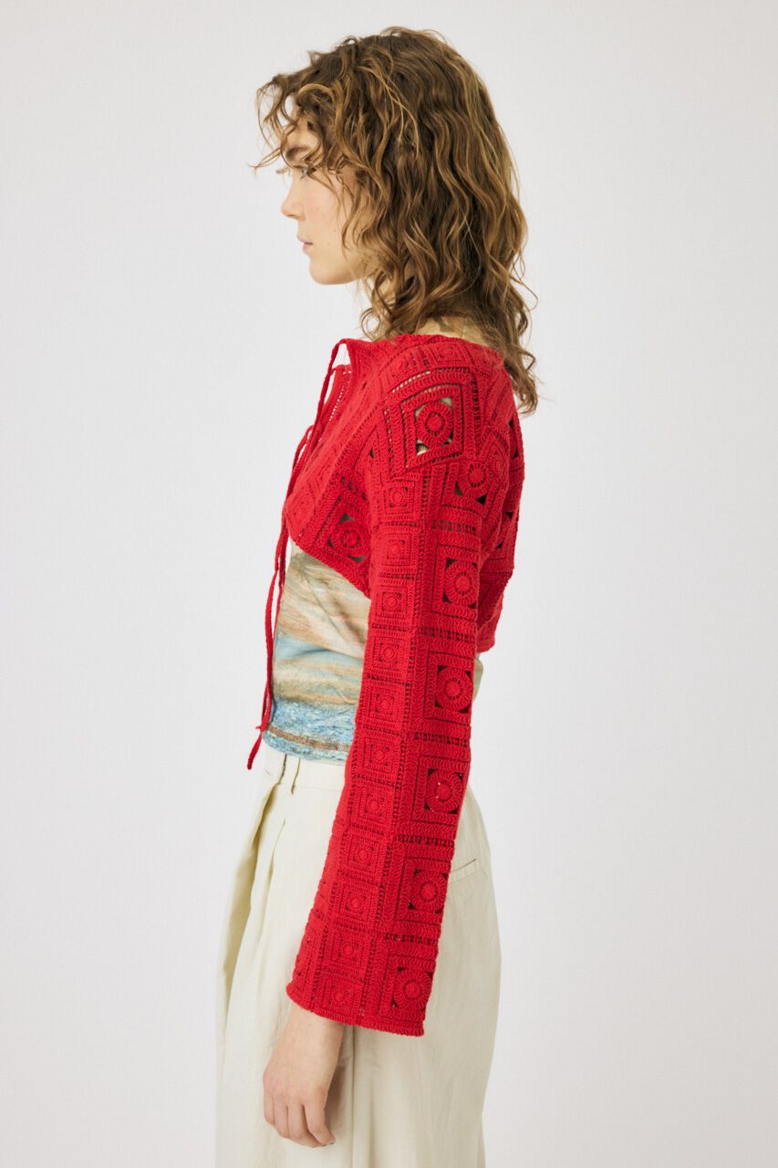 MOUSSY「CROCHET カーディガン」|カーディガン|