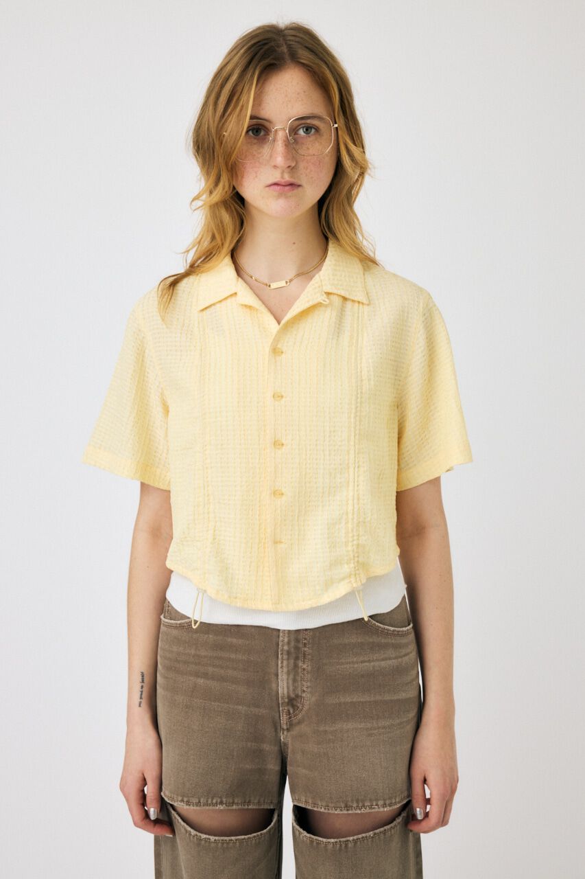 MOUSSY「SUCKER CHECK SHIRT ブラウス」|シャツ・ブラウス|