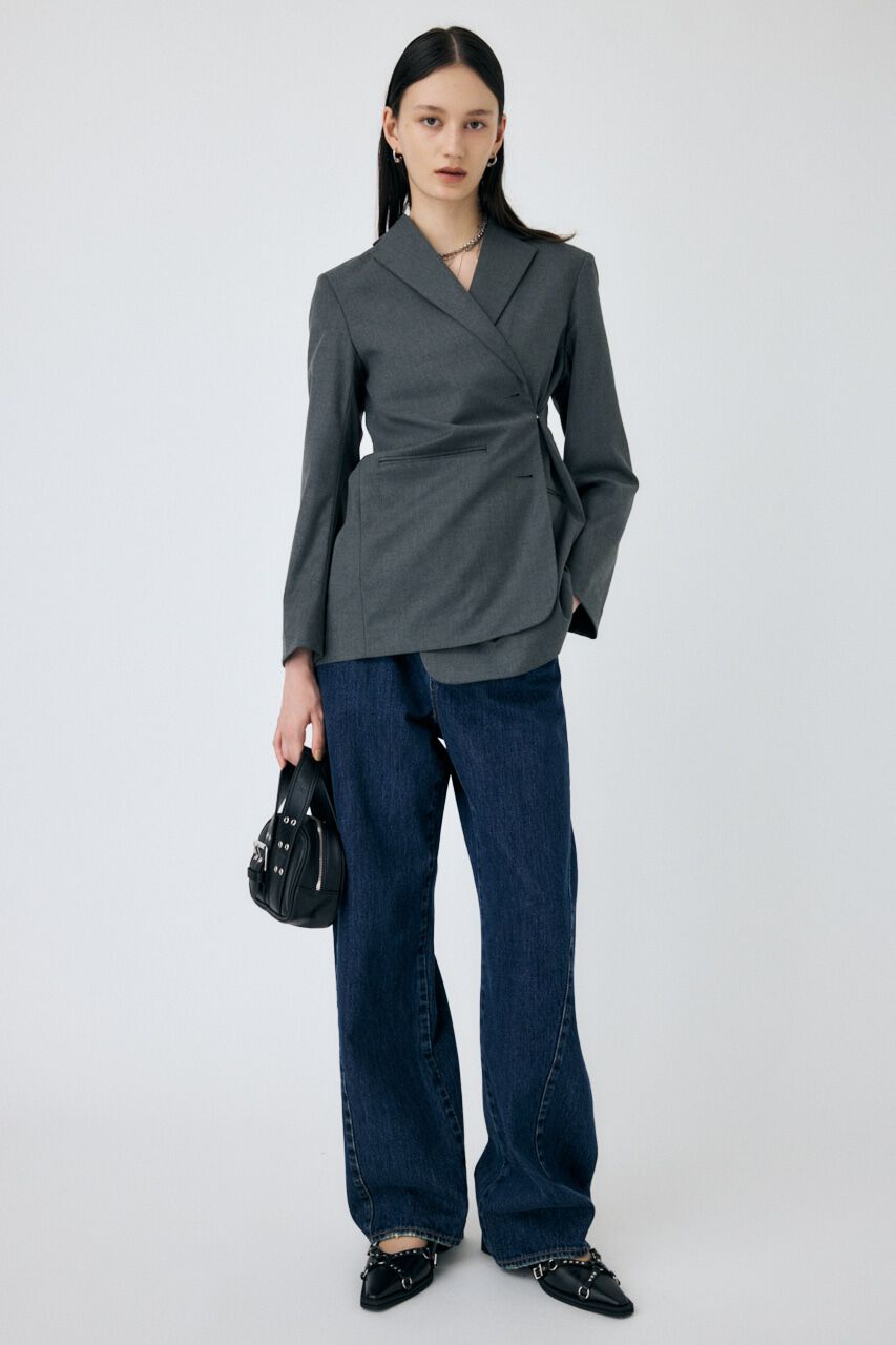 MOUSSY「OVERSIZED ブレザー」|その他|GRY