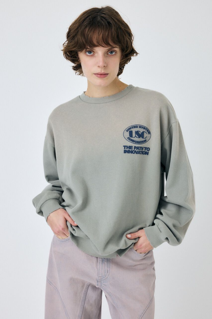 MOUSSY「SUNBURN VINTAGE LIKE プルオーバー」|パーカー|