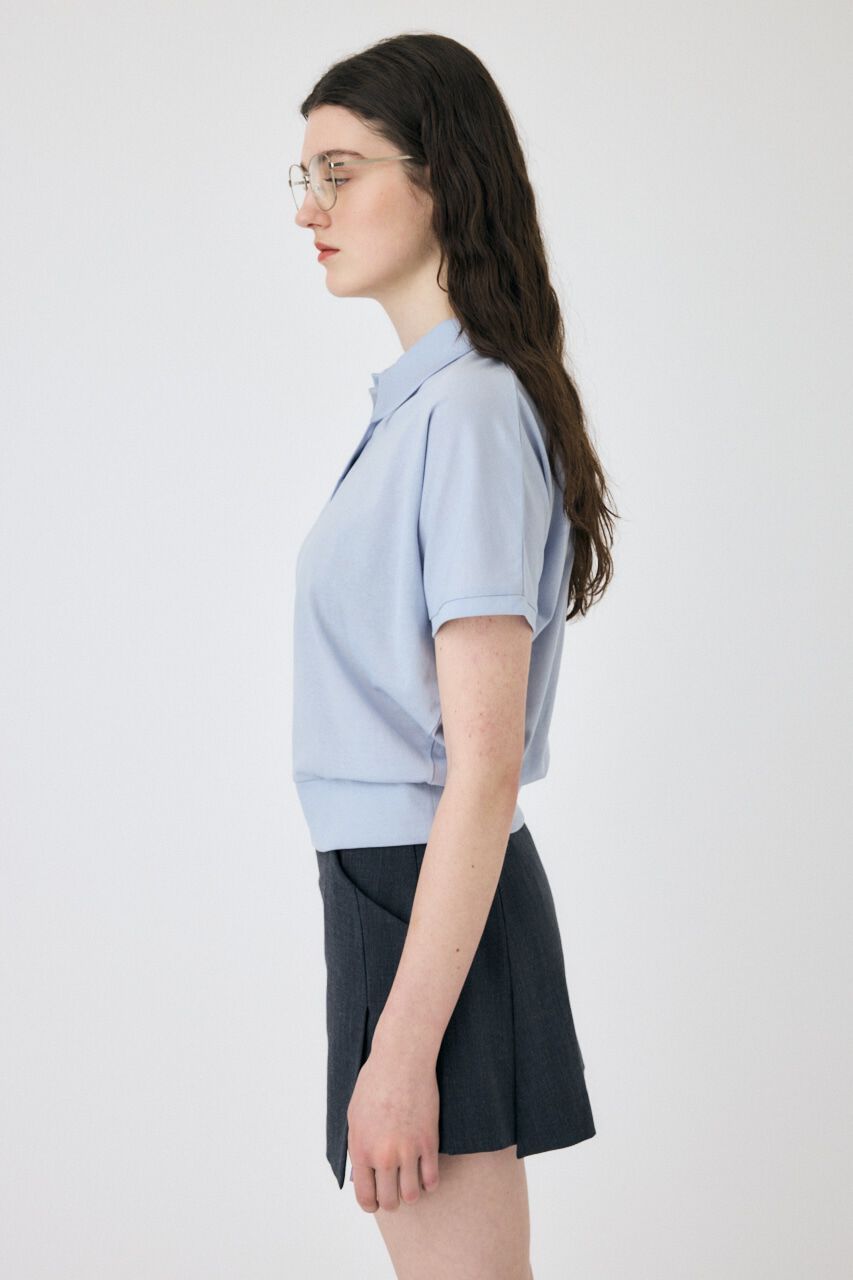 MOUSSY「SHEER LOOSE ポロ TEE」|Tシャツ・カットソー|