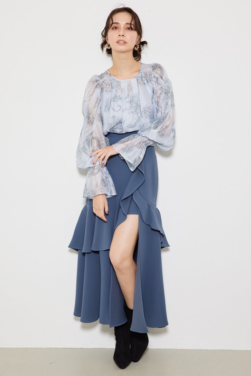 rienda「フリルスリットH/WSSPT」|その他|BLU