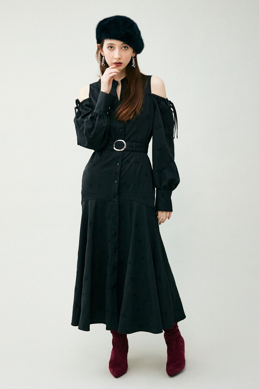 rienda「エンブロイダリーロゴフレアOP」|ワンピース|