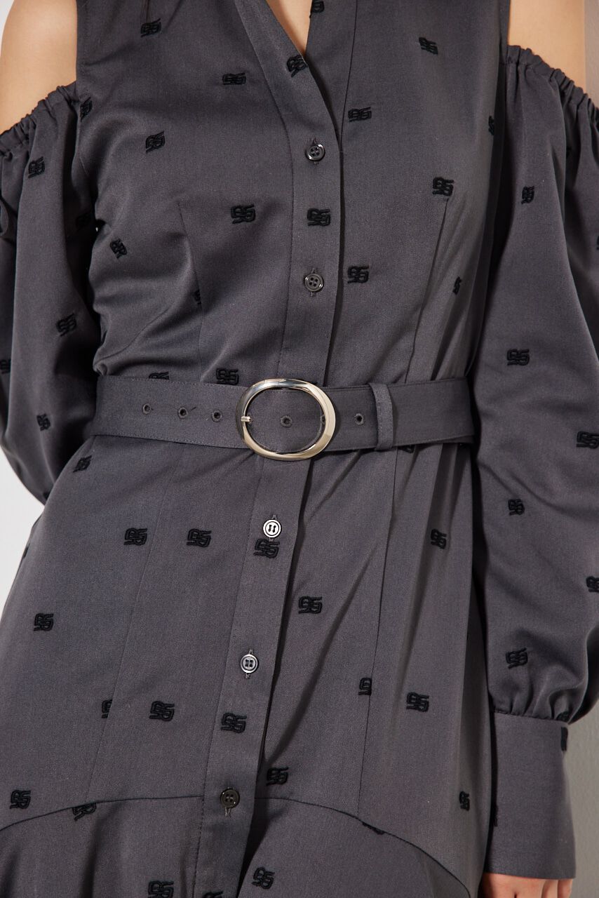 rienda「エンブロイダリーロゴフレアOP」|ワンピース|