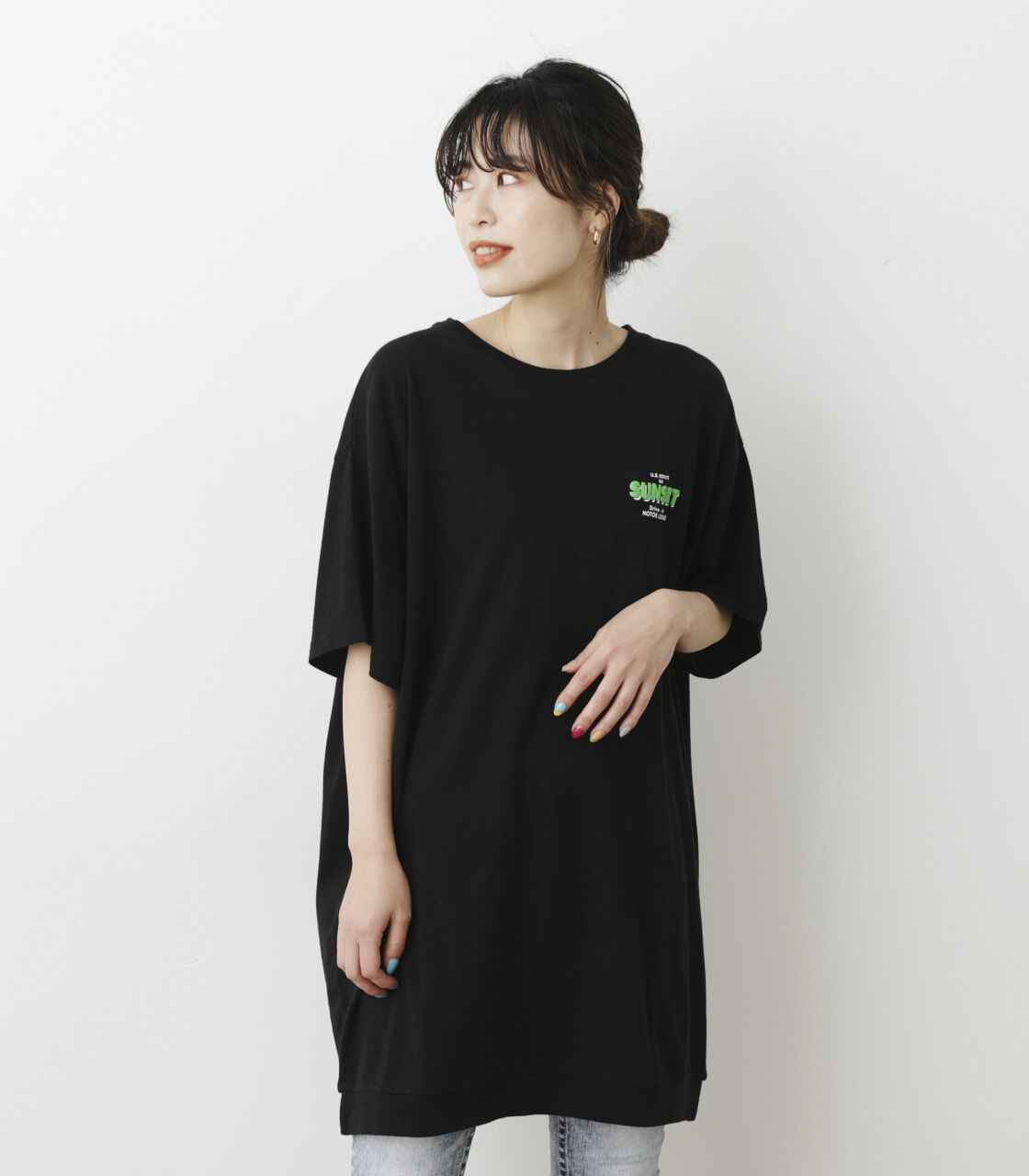 RODEO CROWNS「SUNSETワンピース」|ワンピース|BLK