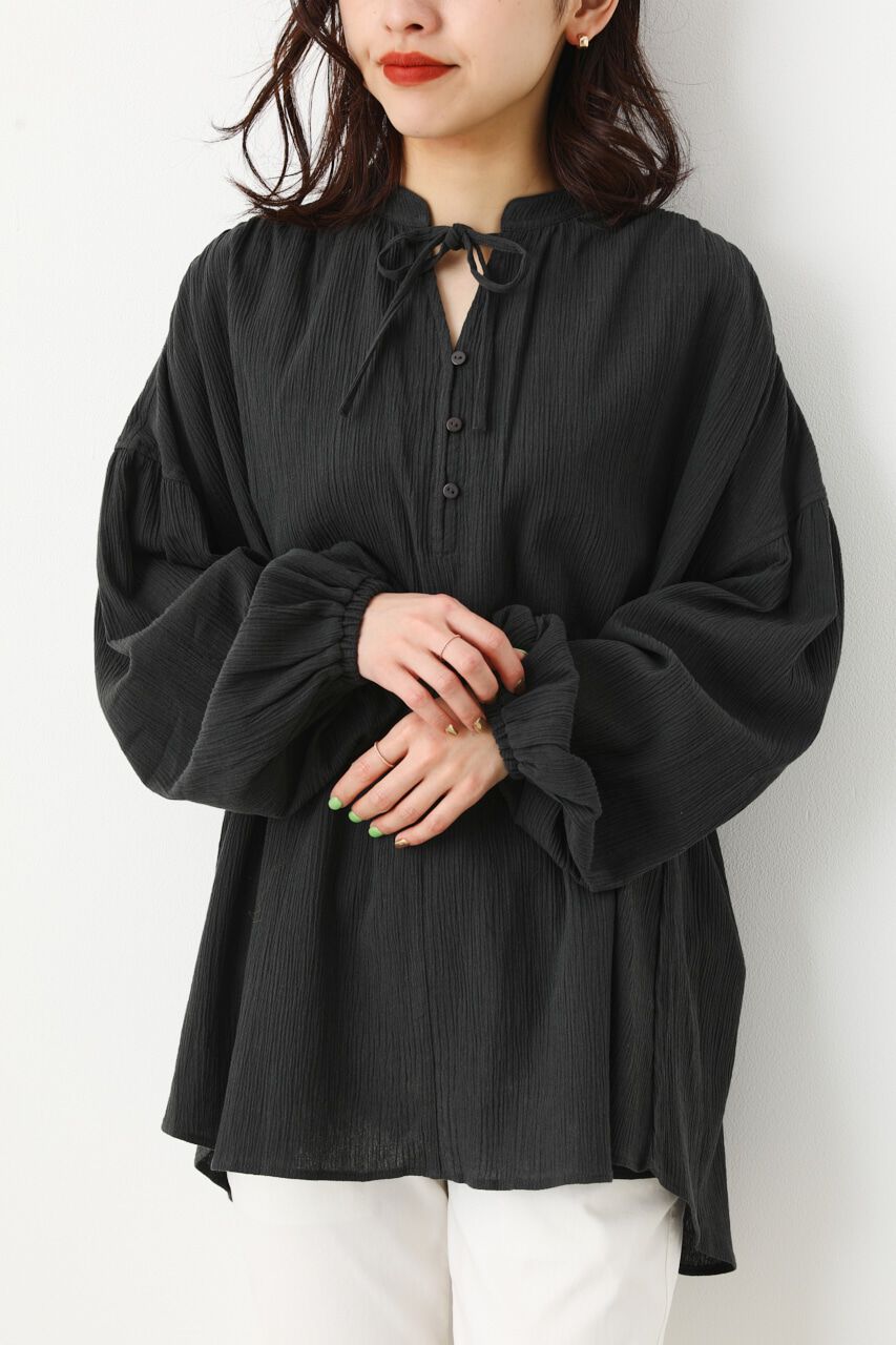 RODEO CROWNS「Color スモックブラウス」|シャツ・ブラウス|C.GRY