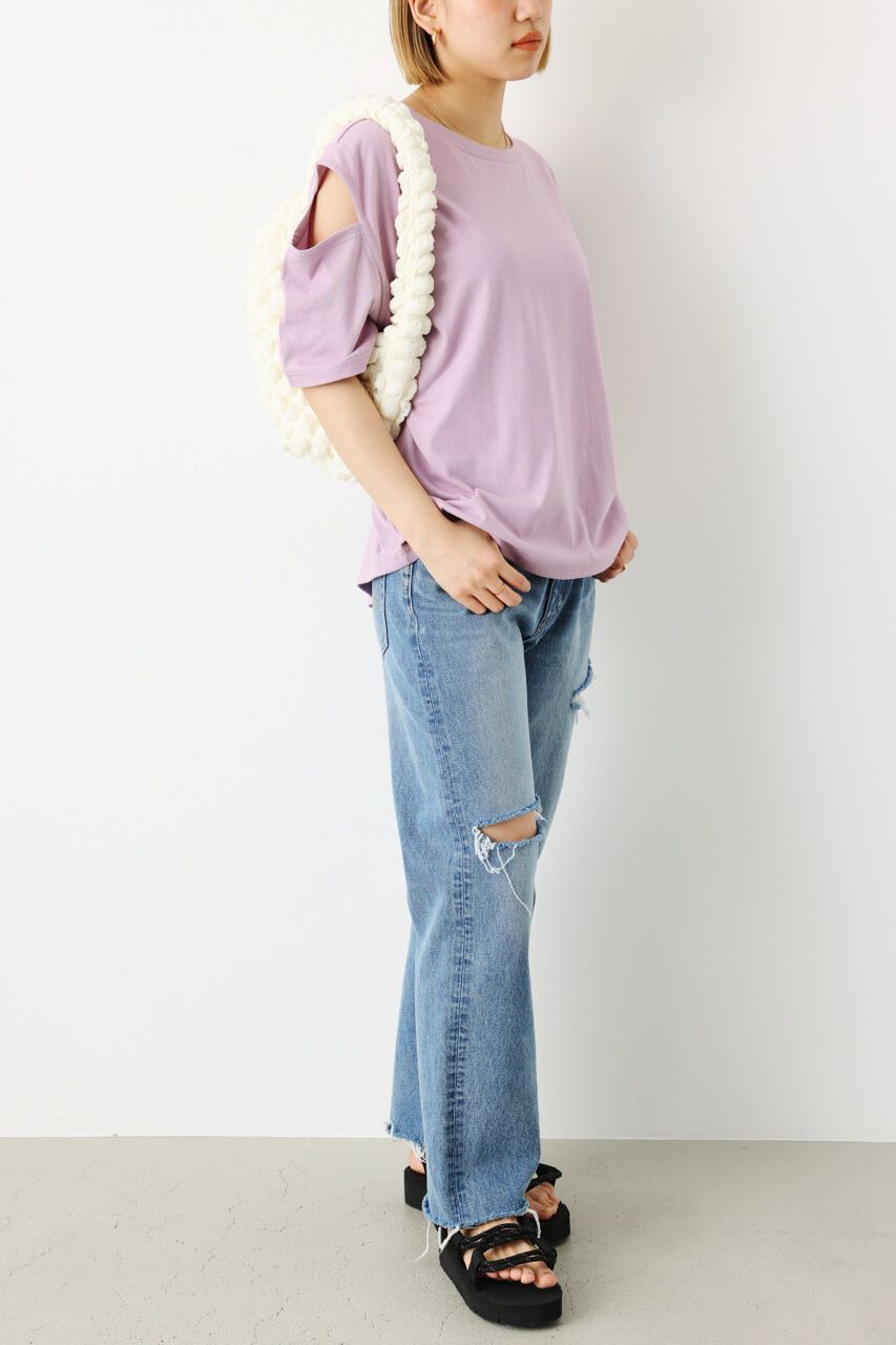 RODEO CROWNS「オープンスリーブルーズトップス」|Tシャツ・カットソー|L/PNK1