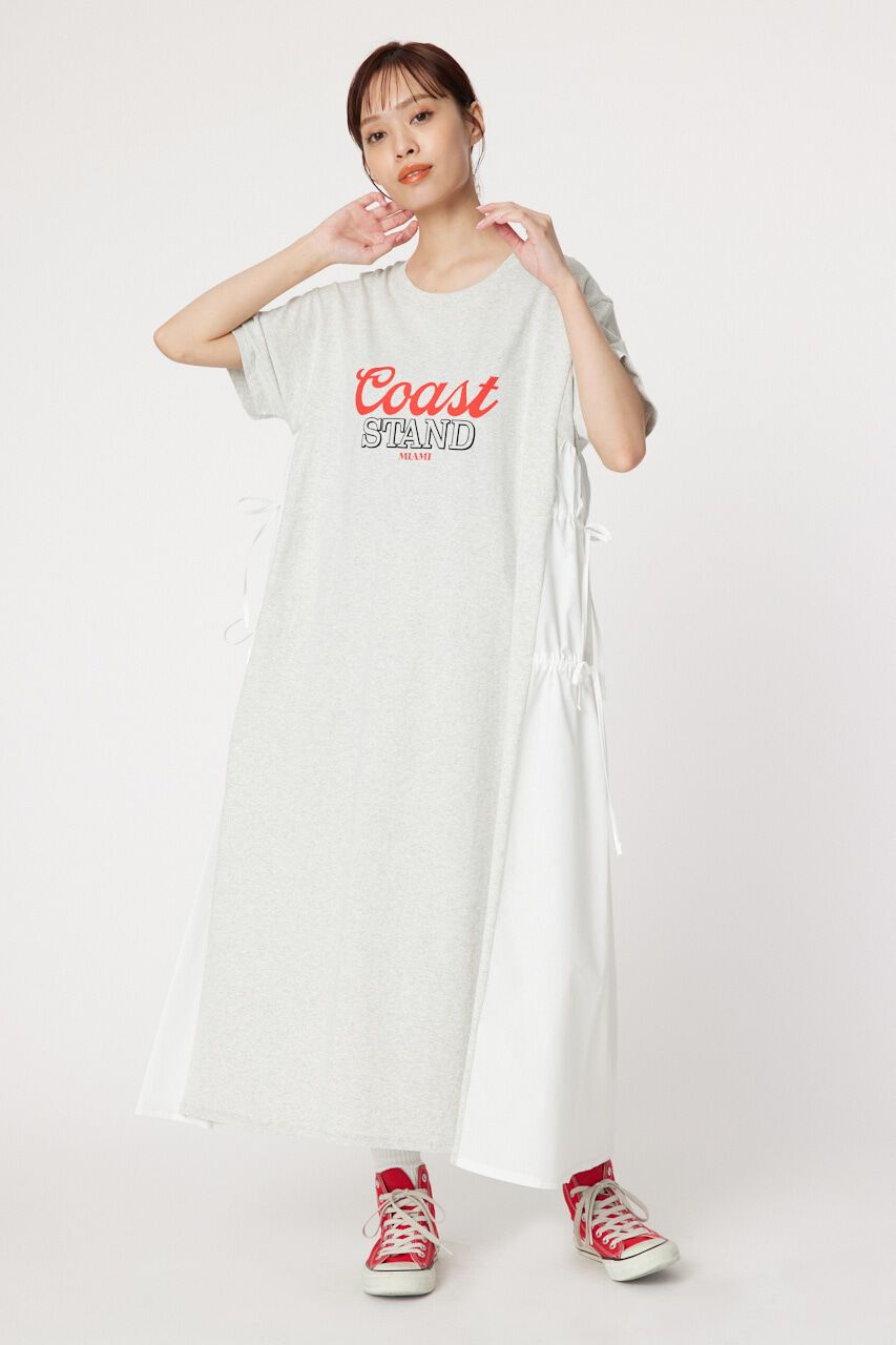 RODEO CROWNS「布帛ドッキングワンピース」|ワンピース|L/T.GRY1