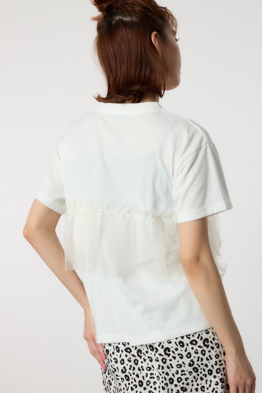 RODEO CROWNS「チュールドッキングTシャツ」|Tシャツ・カットソー|