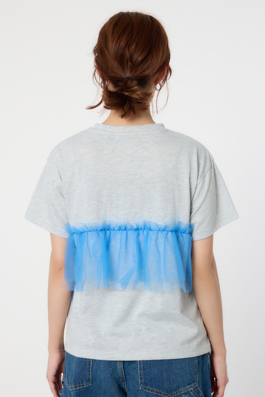 RODEO CROWNS「チュールドッキングTシャツ」|Tシャツ・カットソー|