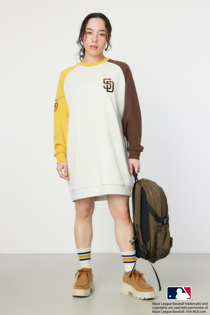 RODEO CROWNS「MLBラグランスウェットワンピース」|ワンピース|
