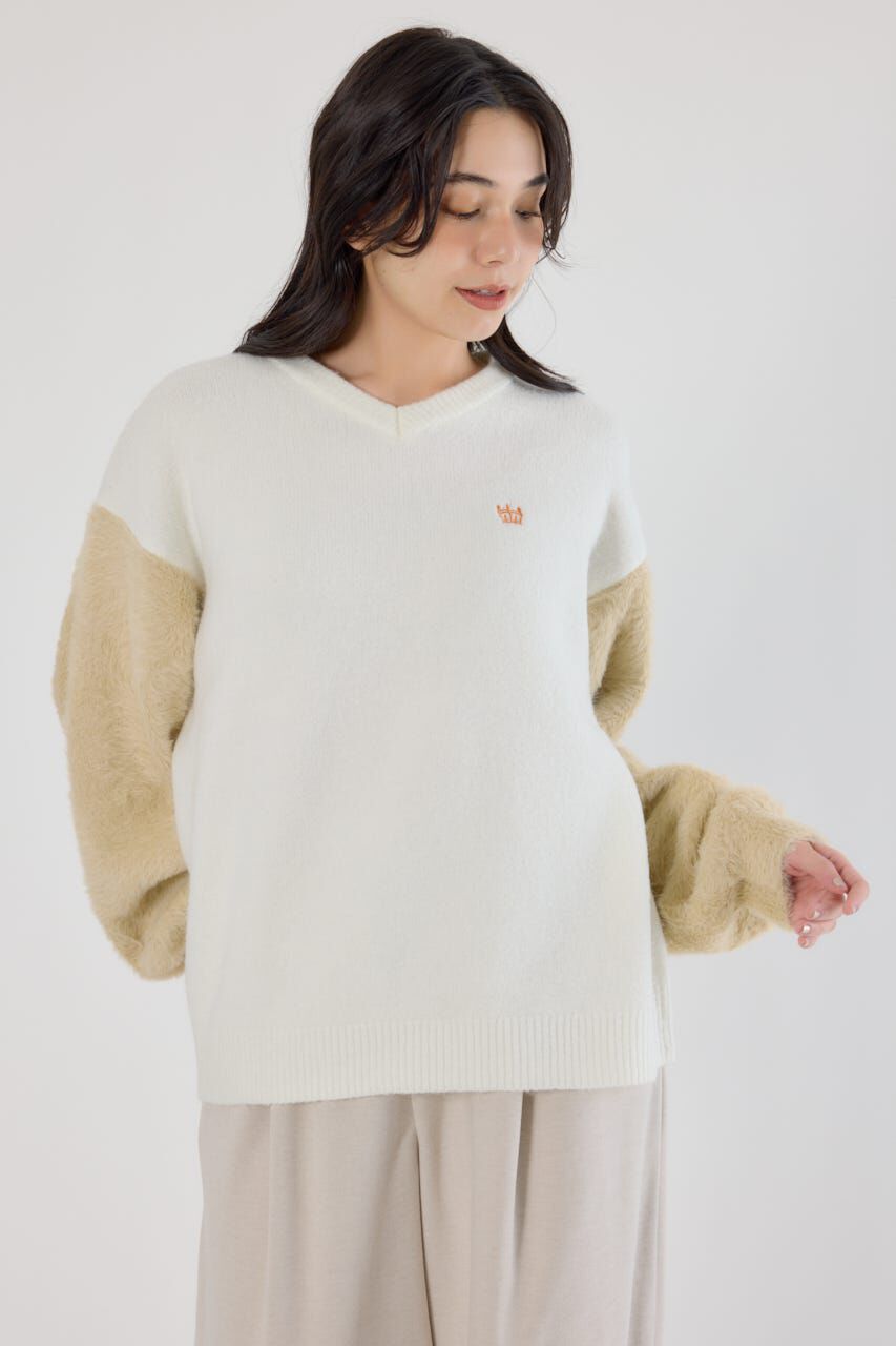 RODEO CROWNS「アームシャギーニットトップス」|ニット・セーター|