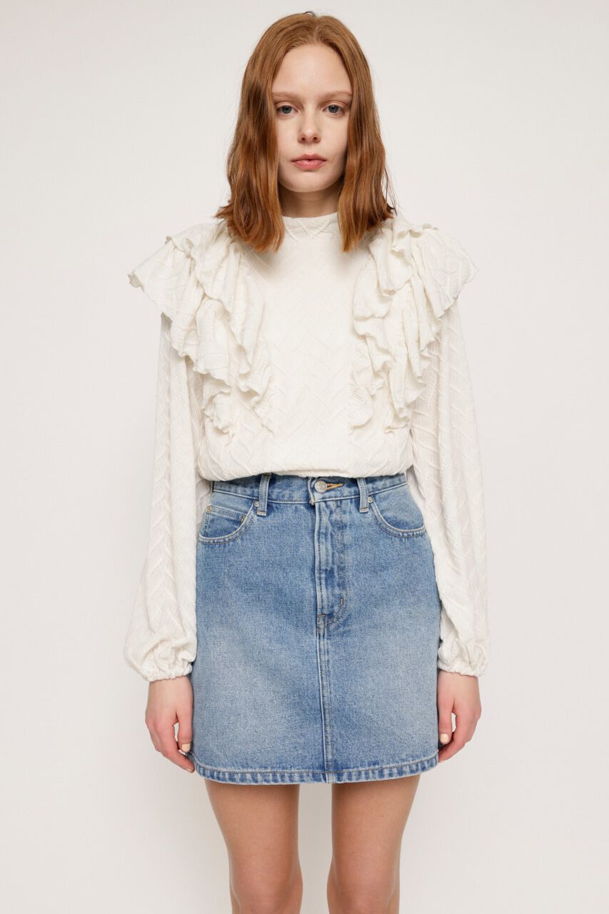 SLY「ラッフルカットレーストップス」|Tシャツ・カットソー|IVOY3