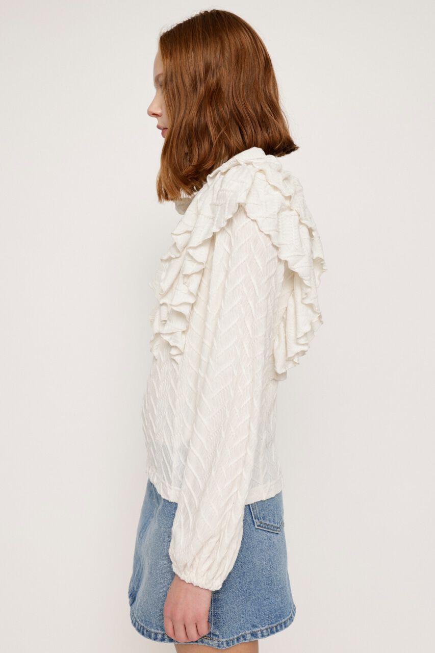 SLY「ラッフルカットレーストップス」|Tシャツ・カットソー|