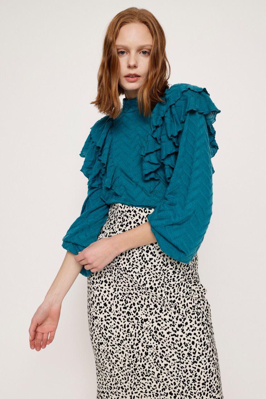 SLY「ラッフルカットレーストップス」|Tシャツ・カットソー|