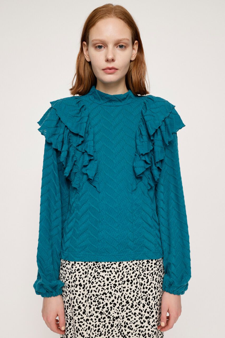 SLY「ラッフルカットレーストップス」|Tシャツ・カットソー|