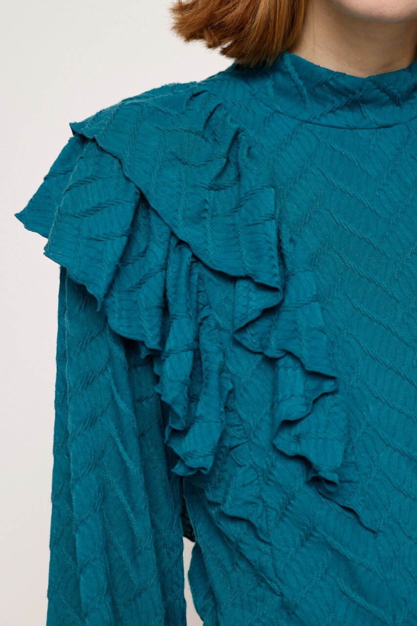 SLY「ラッフルカットレーストップス」|Tシャツ・カットソー|