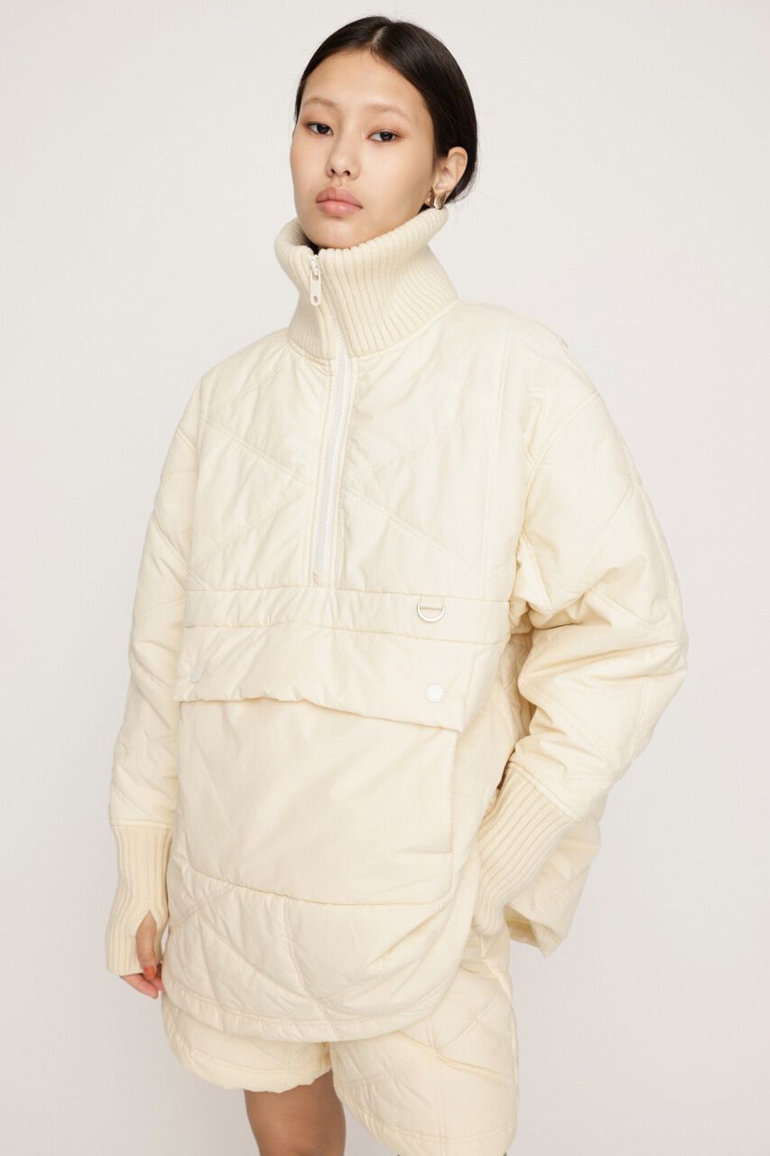 SLY「QUILTING HALF ZIP PULLOVER」|ブルゾン・スタジャン|IVOY3