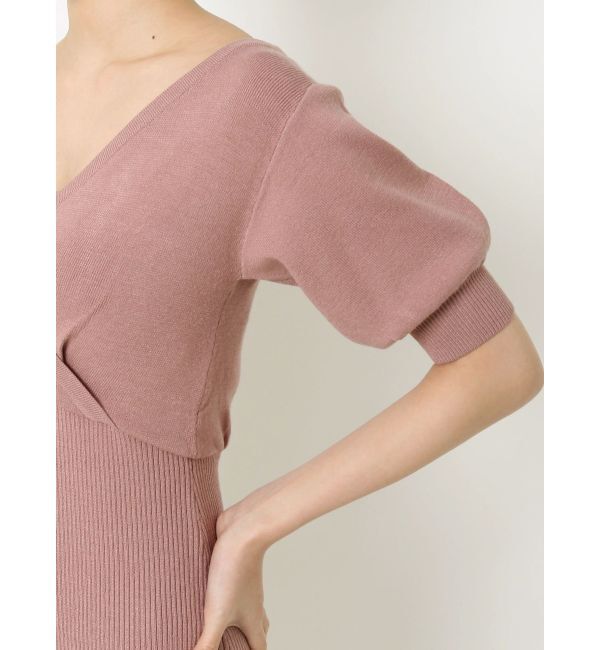 RESEXXY「レイヤードニットワンピース」|ワンピース|