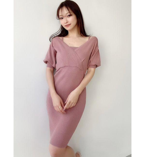 RESEXXY「レイヤードニットワンピース」|ワンピース|