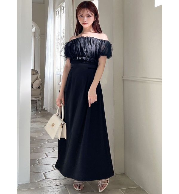 RESEXXY「ボリュームドッキングオフショルニットトップス」|ニット・セーター|