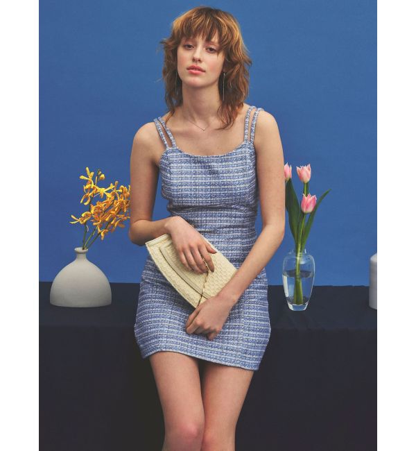 RESEXXY「ツイードコンパクトバッグ」|ハンドバッグ|