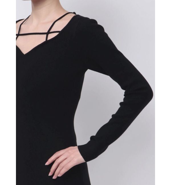 RESEXXY「ナローストラップリブワンピース」|ワンピース|