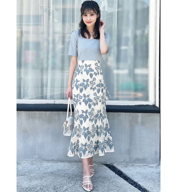 RESEXXY「レースドッキングカットマーメイドワンピース」|ワンピース|