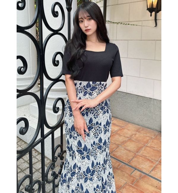 RESEXXY「レースドッキングカットマーメイドワンピース」|ワンピース|