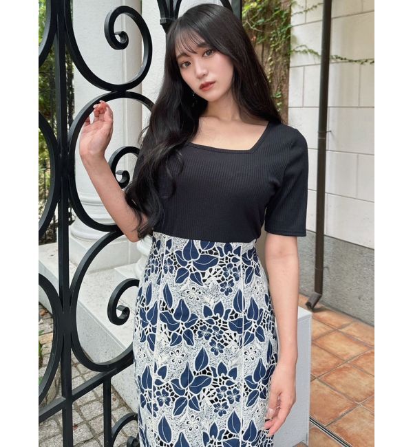 RESEXXY「レースドッキングカットマーメイドワンピース」|ワンピース|