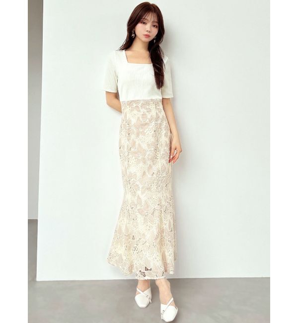 RESEXXY「レースドッキングカットマーメイドワンピース」|ワンピース|