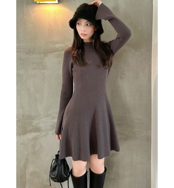 RESEXXY「ラグランスリーブニットワンピース【S】」|ワンピース|