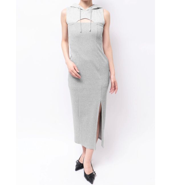 RESEXXY「カットアウトフーディワンピース」|ワンピース|