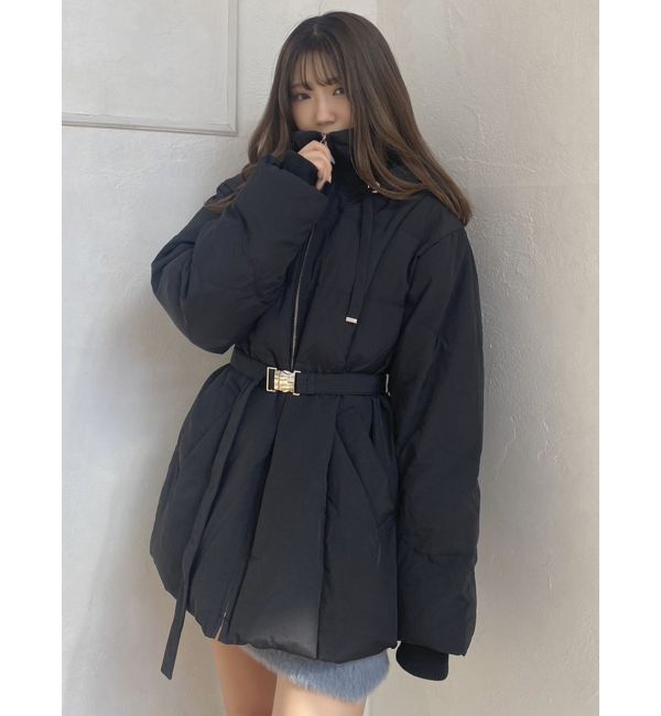 dazzlin「ショルダーリボンシャギーミニワンピース」|ワンピース|