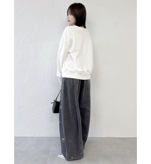 dazzlin「カーブタックデニムパンツ」|デニム|